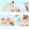 15pcs DIY Cake Tool Birthday Acrylic Cake Topper Blank No Texts Acrylic Board For Baking Wedding Cake Decorations Tool Indicator