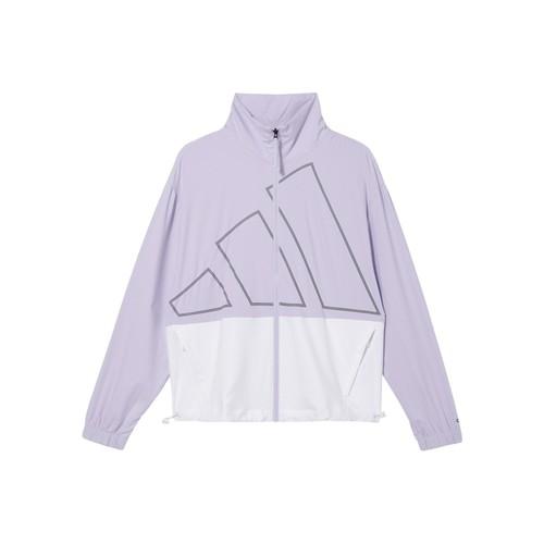 

adidas color-block casual sports jacket for women, light purple XL