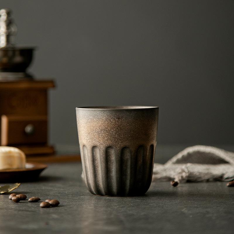 Ceramic Coffee Cup, Stoneware Tea Cup, Light Luxury Japanese Creative Homestay Breakfast Milk Mug