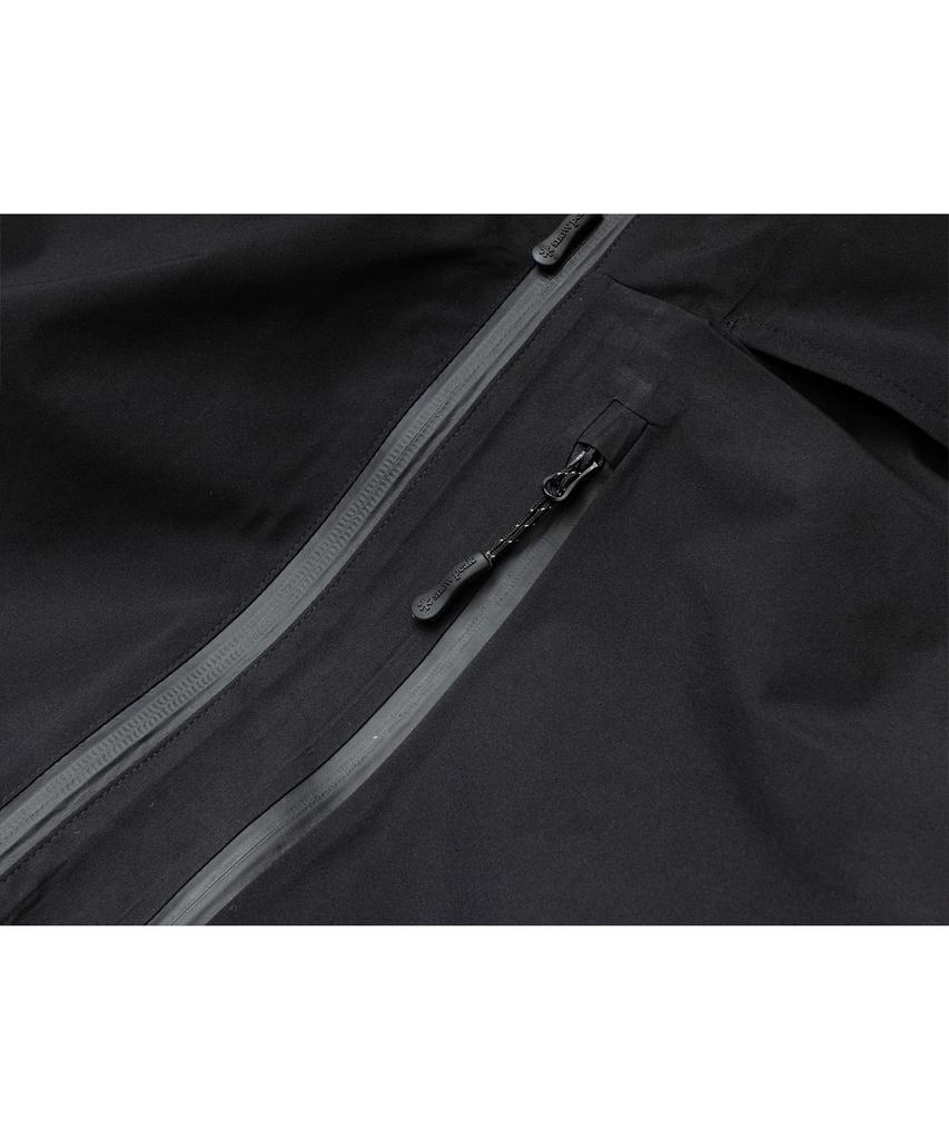 Snow Peak SYMPATEX Hybrid Rain Jacket and Size M JK-25SU701, Men's Women's, Black,