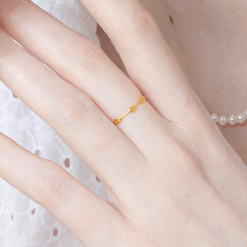 LILYKORI Silver Highend Mini Ring