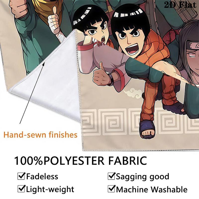 Naruto Wall Tapestry Aesthetic Wall Hanging Printed Fabric Blanket Decorative Tapestries For Bedroom Living Room Home Decor
