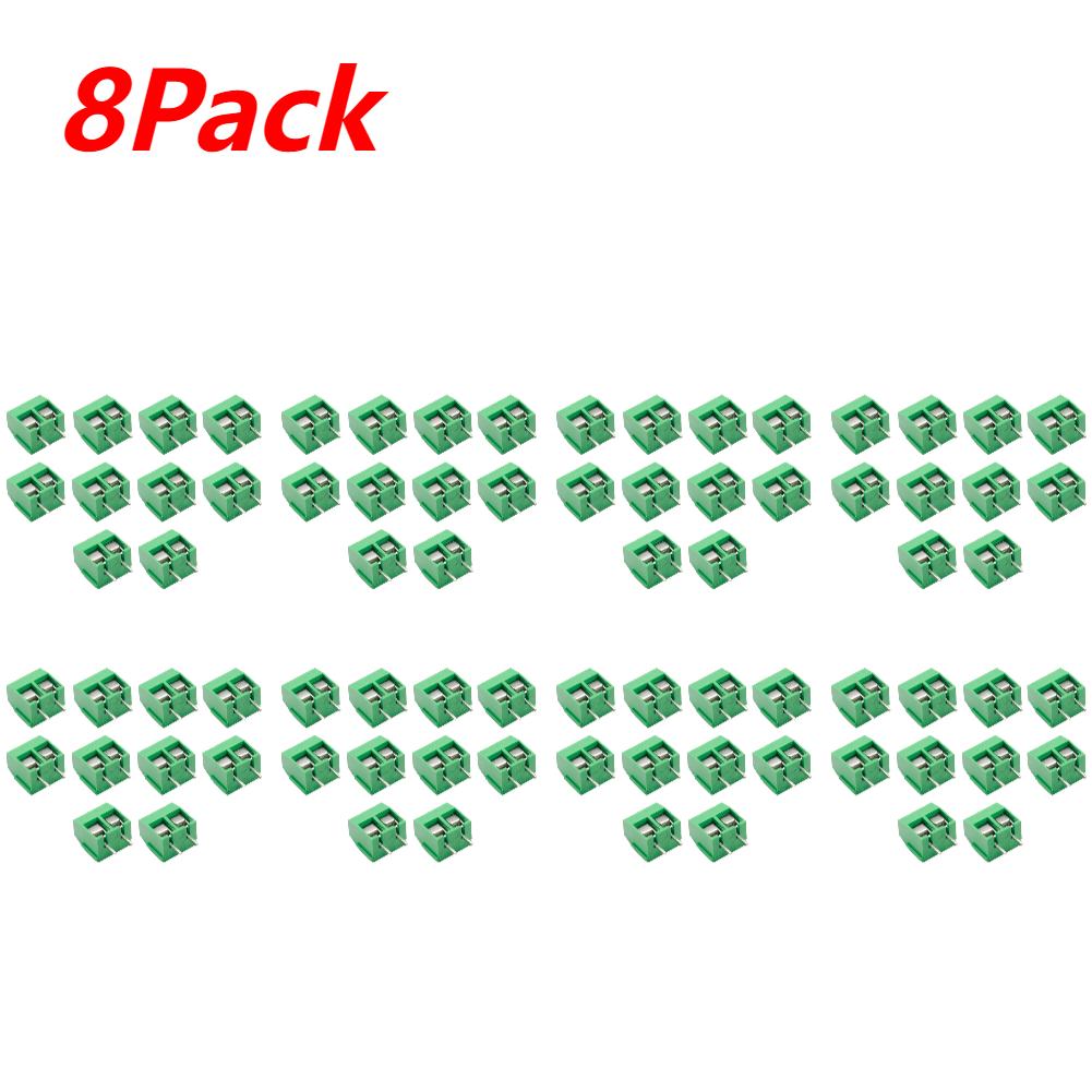 10-100PCS KF301 2P/3P PCB Terminal Block Connector Blue Green PCB Screw Terminal Block Connector Assortment Kit for Arduino