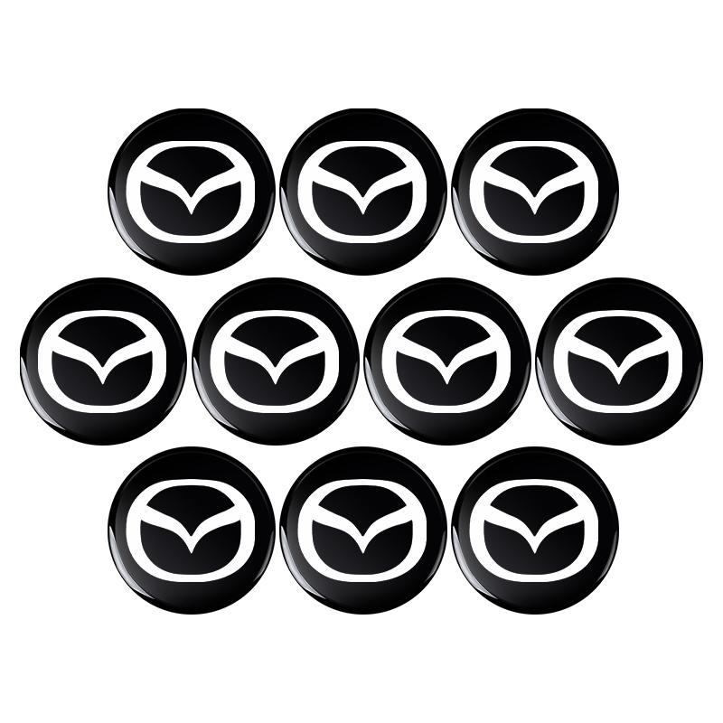 14mm Car Key Emblem Stickers Auto Control Key Logo Accessories For Mazda 3 6 CX5 2 CX3 CX9 MX5 RX8 Axela Demio MS CX5 2 Axela Demio Atenza MS GH BK MP