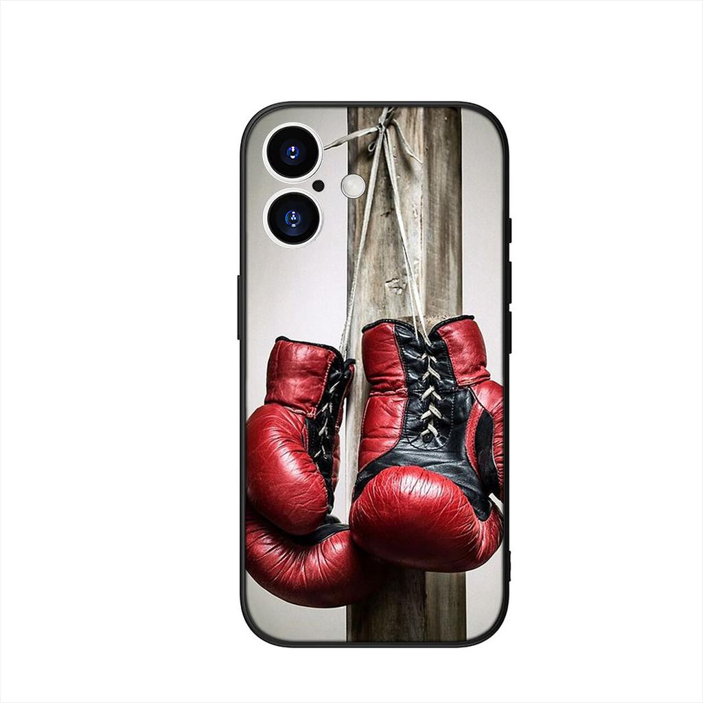 Strong Boxing Gloves Kickboxing Cover Phone Case for Apple iPhone 17 16 15 11 Pro XS Max XR 6 7 8 Plus + SE 2020 5 16E