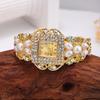 Korean Pearl & Diamond Inlaid Women's Bracelet Watch