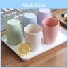 Wheat Straw Circular Mouthwash Cup With Modern Design Suitable For Gifts