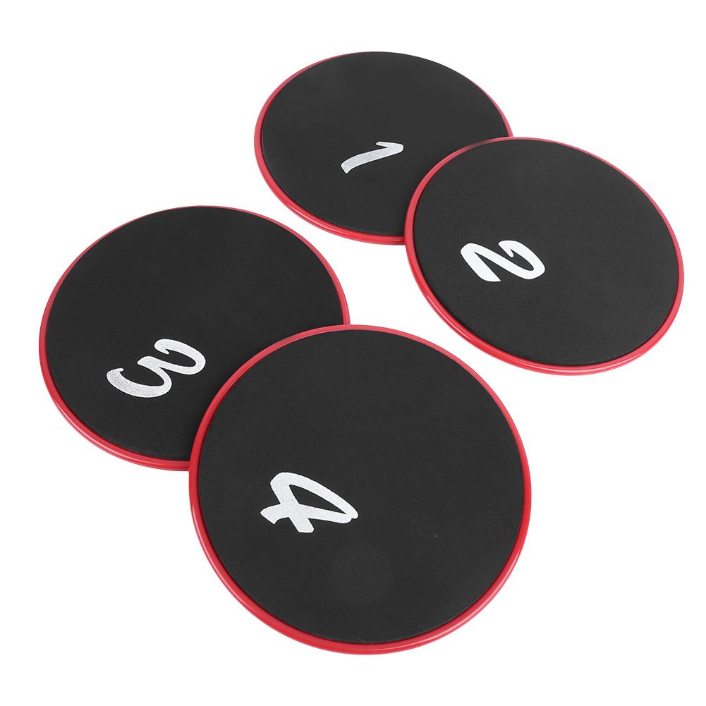 4Pcs Set Fitness Gliding Discs Coordinate Capability Training Balancing Slider Plate
