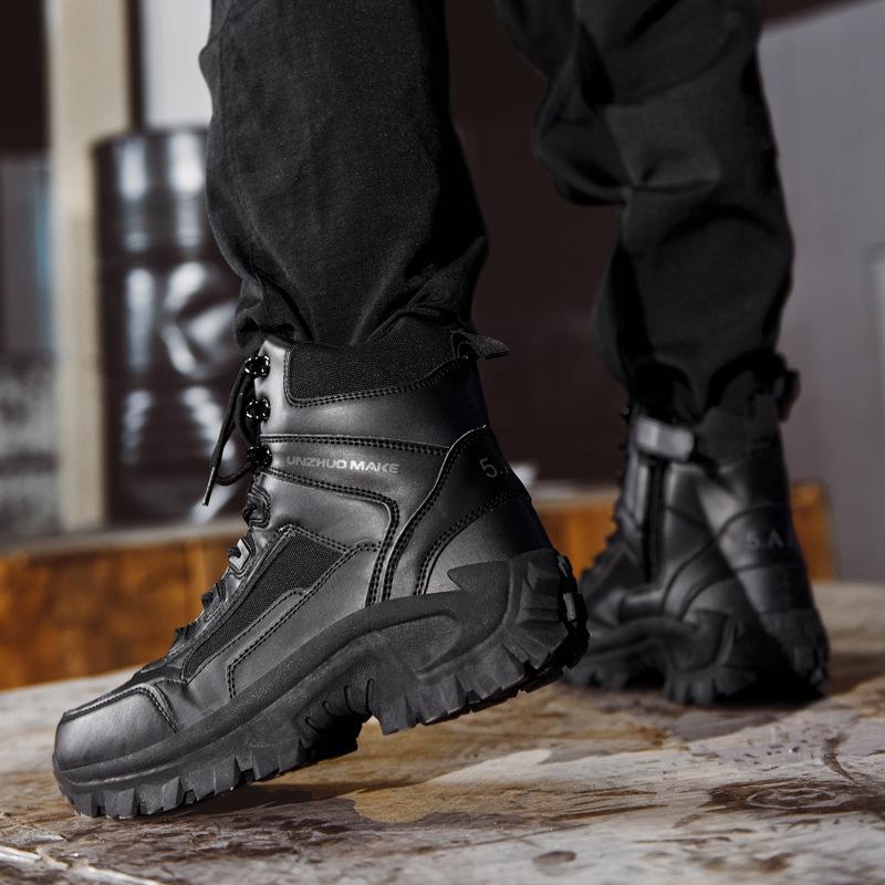 Outdoor High Top Jungle Combat Boots Delta Hiking Boots Camping Desert Boots Combat Boots