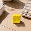 Cheese Stress Ball Fake Squeeze Toy, Anxiety Relief Cube Sensory Reduction Gadget Slow Rising Pinch Home Office Relaxation Tool Shape Toy