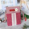 Boho Leinwand Handy Umhängetasche Ethnisches Stammesmuster Handytasche Verstellbarer Schultergurt Kleine Reise-Pass Tasche für Damen