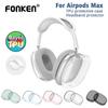 FONKEN 2 pz/set Morbido Anti-Graffio Trasparente Della Copertura Per AirPods Max TPU Senza Fili Antiurto Cuffie Custodia Protettiva Manicotto di Protezione