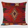 Bohemian Patterns Linen Cushions Case Multis Abstract Ethnic Geometry Print Decorative Pillows Case Living Room Sofa PillowB-,(1)