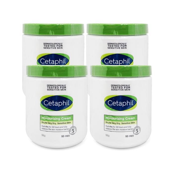 Cetaphil Moisturizing Cream Unscented 550g Large 4-pack Ss (21012329)