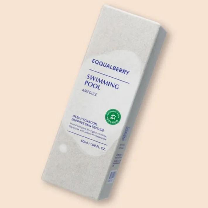 

Eqqualberry - Swimming Pool Ampoule 50ml / Fast-absorbing, Vegan, Moisturizing, Korean Cosmetics, Kbeauty