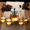 ZISIZ Heat-Resistant Glass Teapot