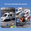 Wild Knight Transforming Police Car Track Toy Set