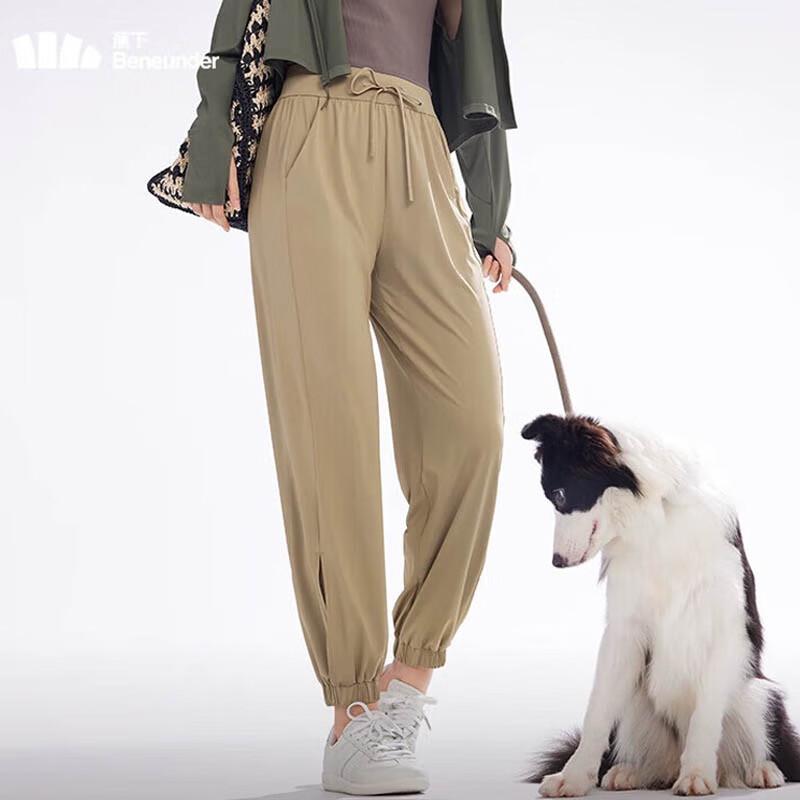 beneunder Women's Wide-Leg Cooling Cuffed UV Protection Pants AL20524