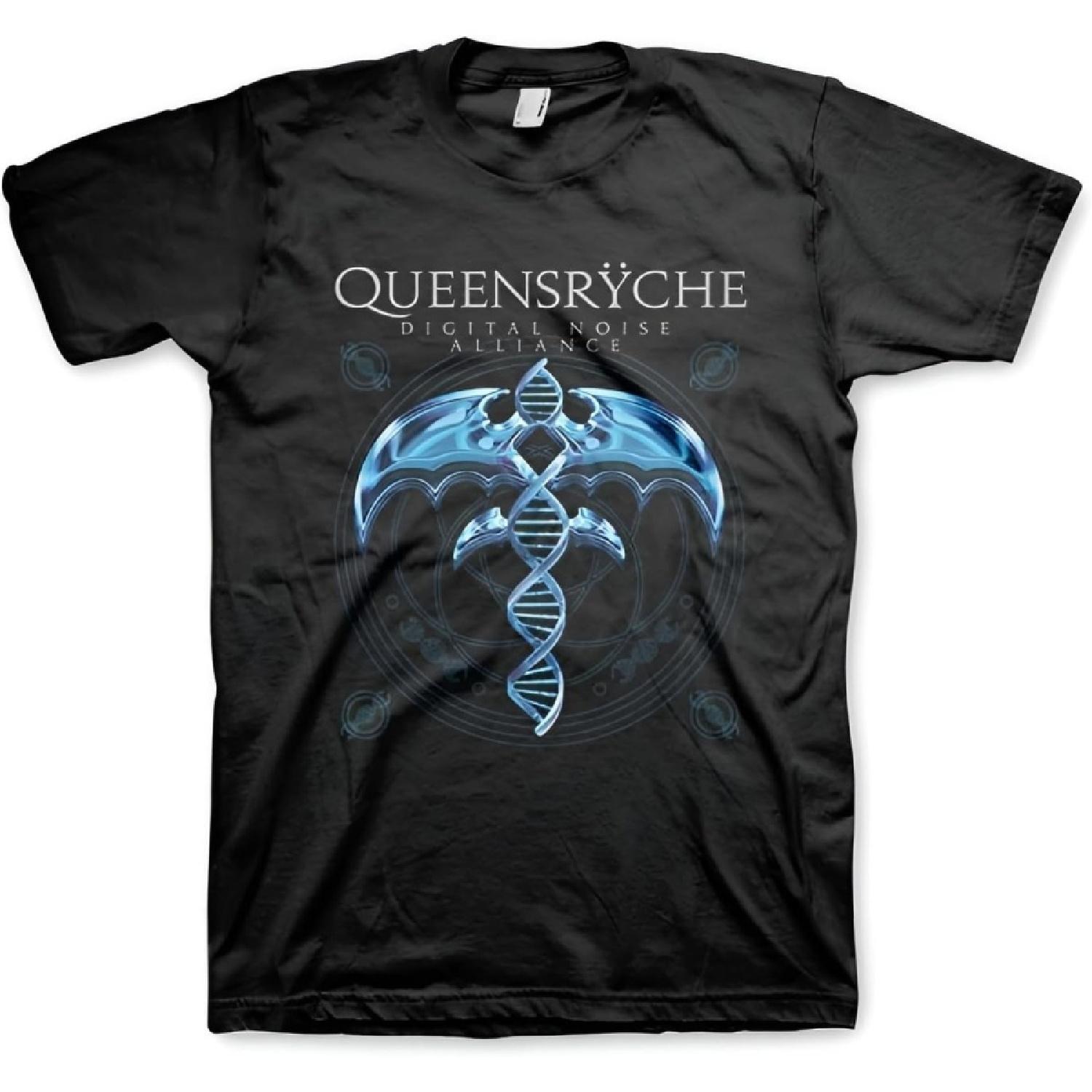 

Queensryche Men s Digital Noise Alliance T-Shirt Black _ Officially Licensed Merchandise S чёрный