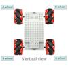 4Pcs Technical Mecanum Wheels Universal Tires Omnidirectional Wheel Compatible EV3 Robotics DIY Electric Building Blocks Car Toy