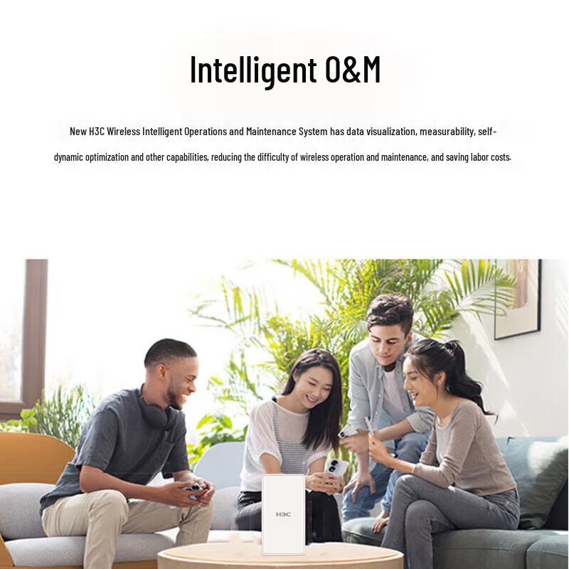 H3C WA6520H-LI-FIT Wi-Fi 6 Wall-Mount Access Point