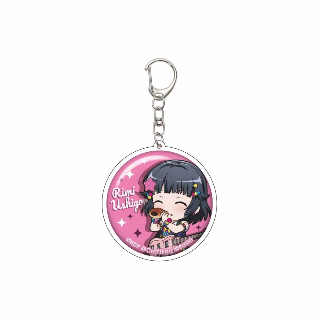 55MM Anime BanG Dream Keychain Misaki Okusawa/Michelle/Kaoru Seta/Sayo Hikawa Key Chain Acrylic Model Plate Christmas Gifts