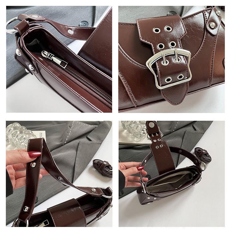 2025 Retro High-End Women's Crossbody & Shoulder Bag: Cross-Border Niche Design for Everyday Use