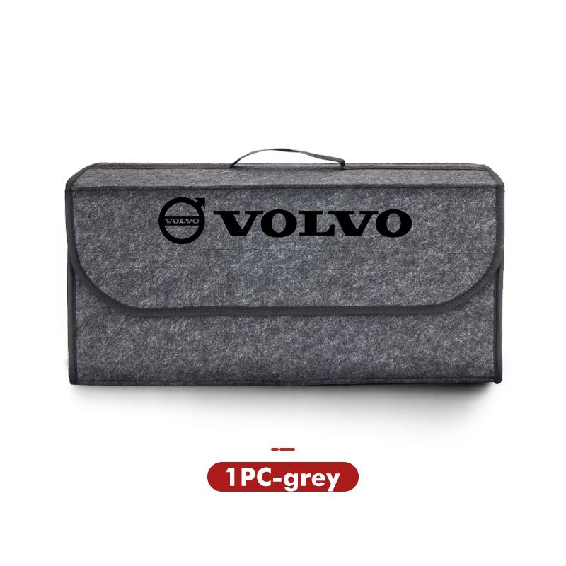 For Volvo Car Trunk Organizer Storage Box Portable Travel Organizer Bag XC60 XC90 S60 S80 V60 C70 S40 C30 V90 V60 C40 XC40 V70