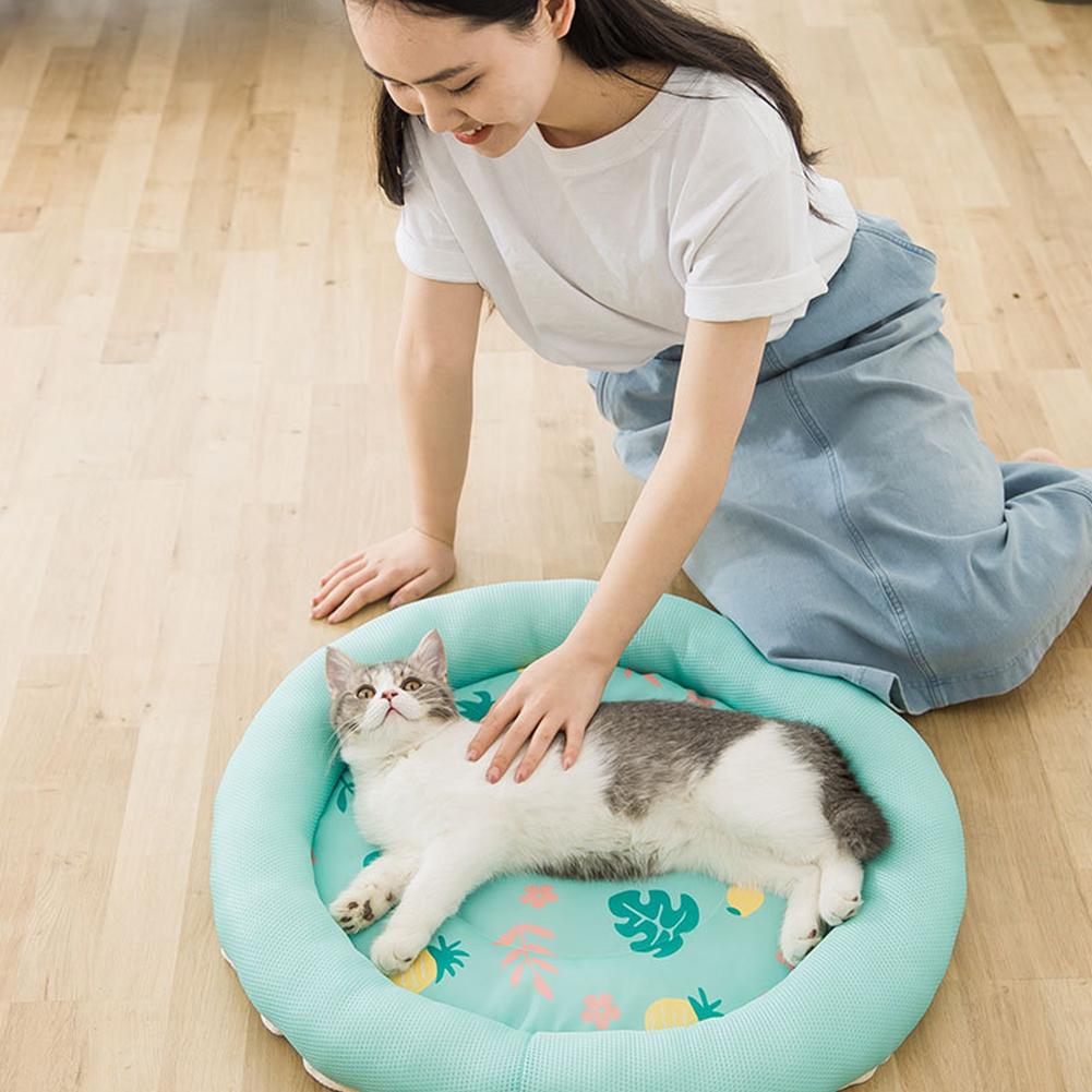Breathable Pet Mat Cooling Pad For Cat Teddy Dog Portable Kennel Pet Supplies