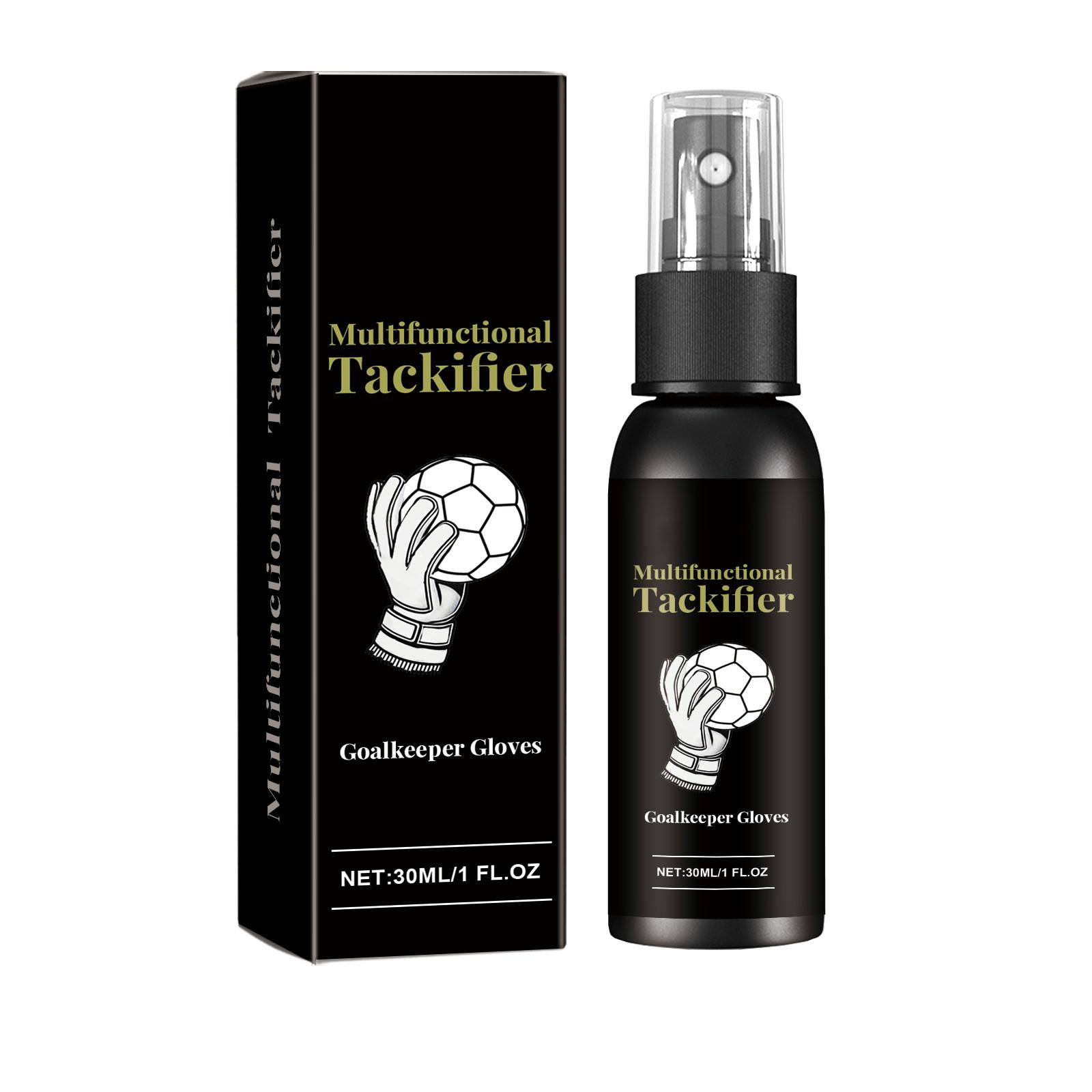 

Goalkeeper Gloves Grip Strength Spray Gloves Increase Viscosity Improve Grip Strength Tackifier Spray 30ML One Size белый