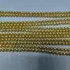 Contas de Pérola de Água Doce em Forma de Arroz Dourado, 4-5mm Grau 4A, Alto Brilho, Corrente Semi-acabada para DIY.