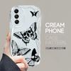 Cute Cartoon Pattern Cream Texture Casing Wavy Edge Soft Silicone Cover Phone Case for Samsung