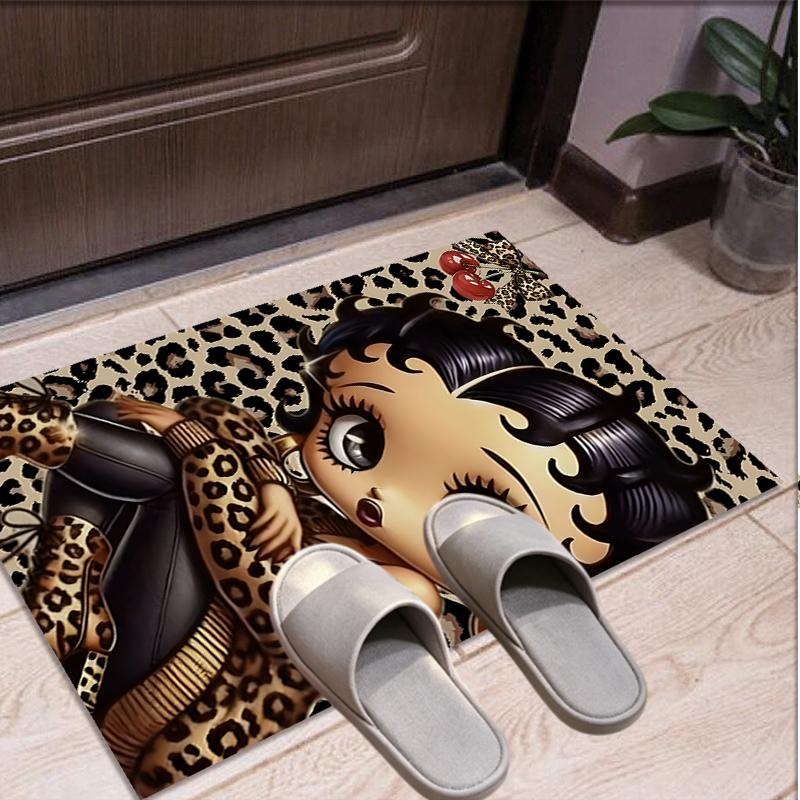 Betty Boop Pattern Rug, Indoor/Outdoor Mat, for Picnic, Gameroom, Bedroom, Office, Living Room, Home Decor Carpet, Birthday Gift