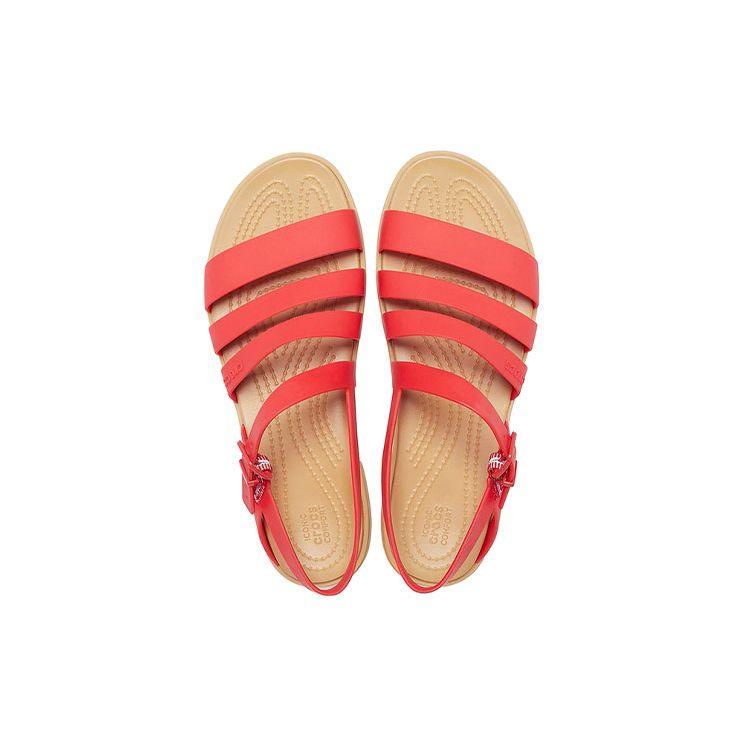Crocs Vacation Style Summer Sandals Women sandals Flame-Red 206107-8C1