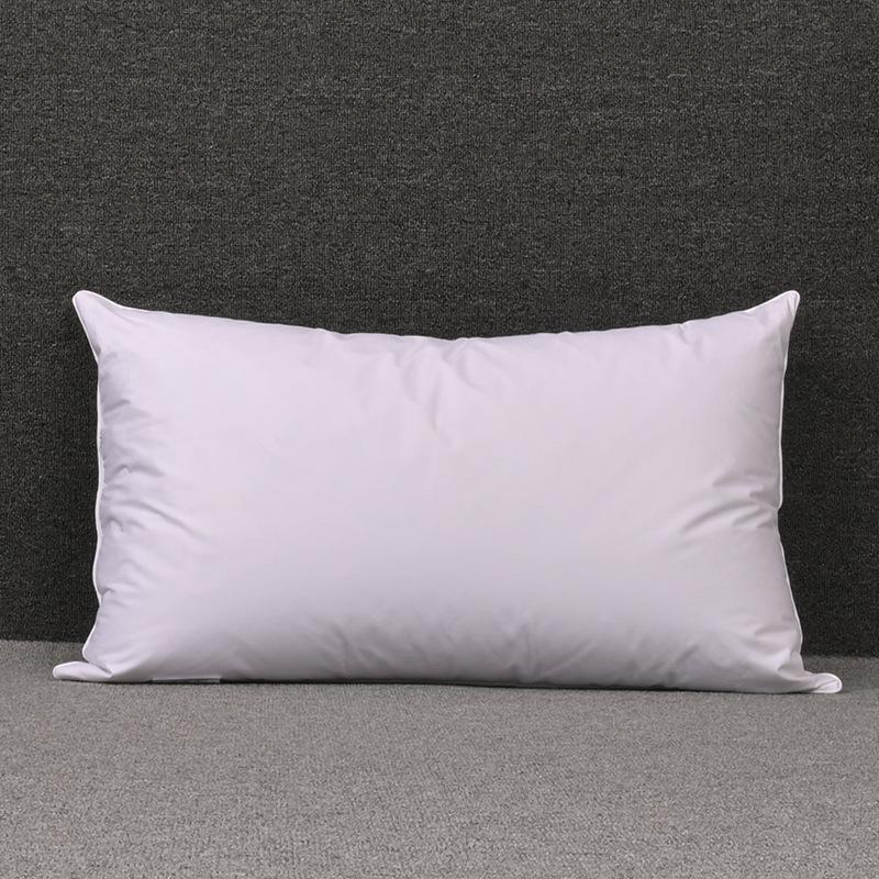 Hotel White Goose Down Feather Pillow for Home & Dorm