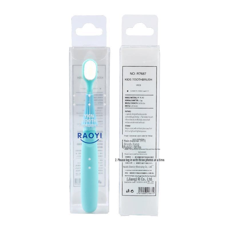 Ultra-Soft Children's Toothbrush (Ages 2-5) - 10,000 Bristles, Fat Handle, Single Pack