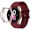 Silicone Strap+TPU Case for Samsung Galaxy Watch 5 44mm 40mm/4 44mm 40mm Sport Wristband for Samsung Watch 5/4 Protective Shell