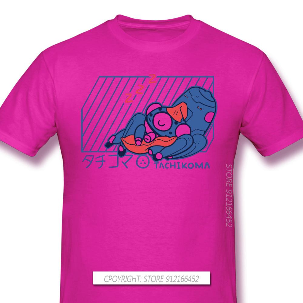 Customization Clothes Ghost In The Shell Technology Ai Anime T-Shirts TACHIKOMA Fashion For Men