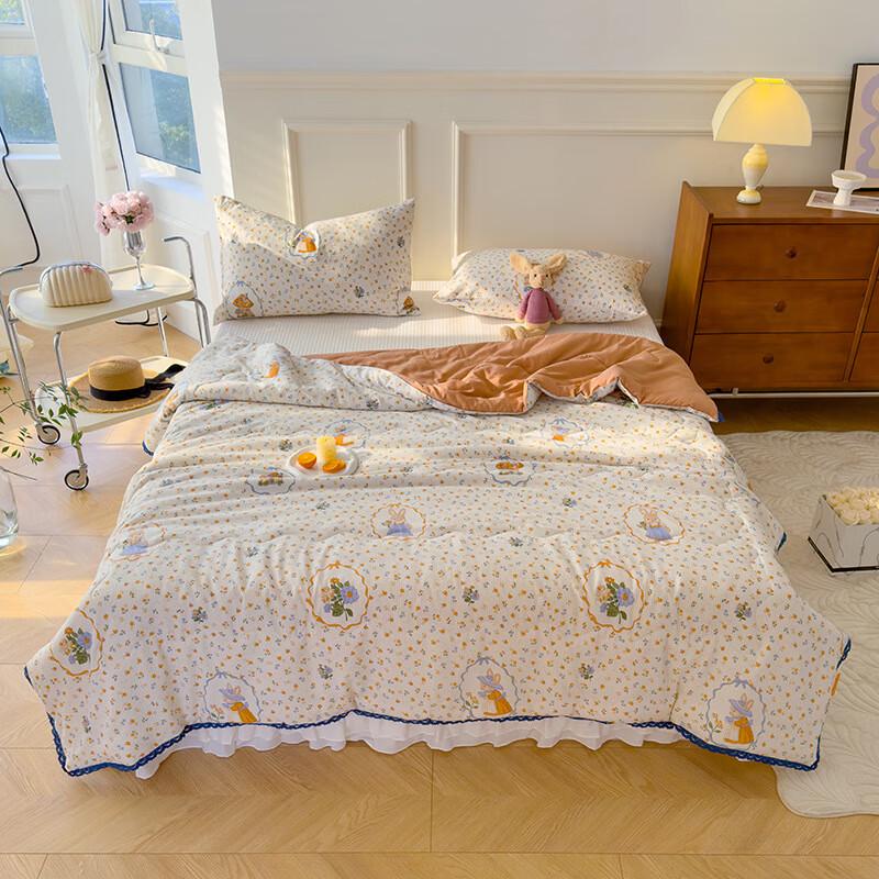 Yamo Bedruckte Sojabohnen-Baumwolle Sommerdecke