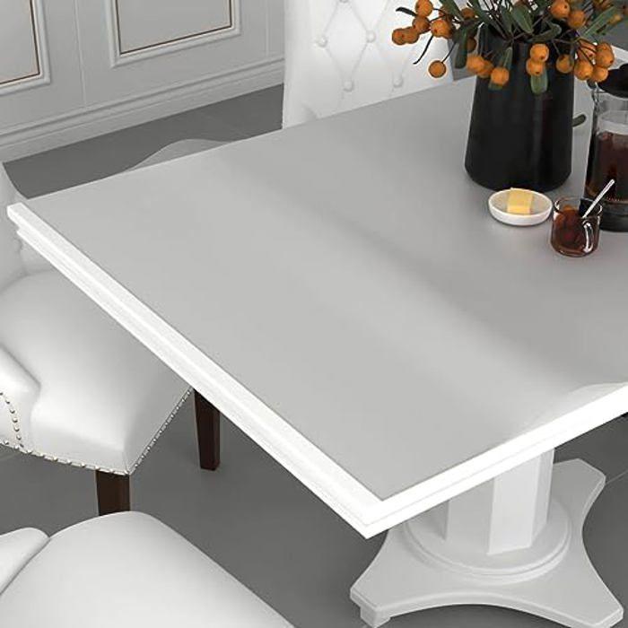Protecteur de Table - VIDAXL - 90x90 cm - Imperméable - Mat - 2 mm d'épaisseur