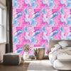 Pink and Purple Ink Wallpaper Powder Pink and Lavender 50x1000