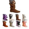 3D Novelty Cartoon Animal Socks - Christmas Gifts: Cat & Deer Warm Winter Socks for Girls & Women