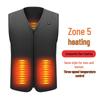 Unisex USB Heated Neoprene Vest - Smart, Constant Temperature Winter Wear