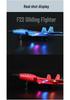 F22 Remote Control Air-Land-Sea Fighter Jet Toy: Children's Foam Airplane