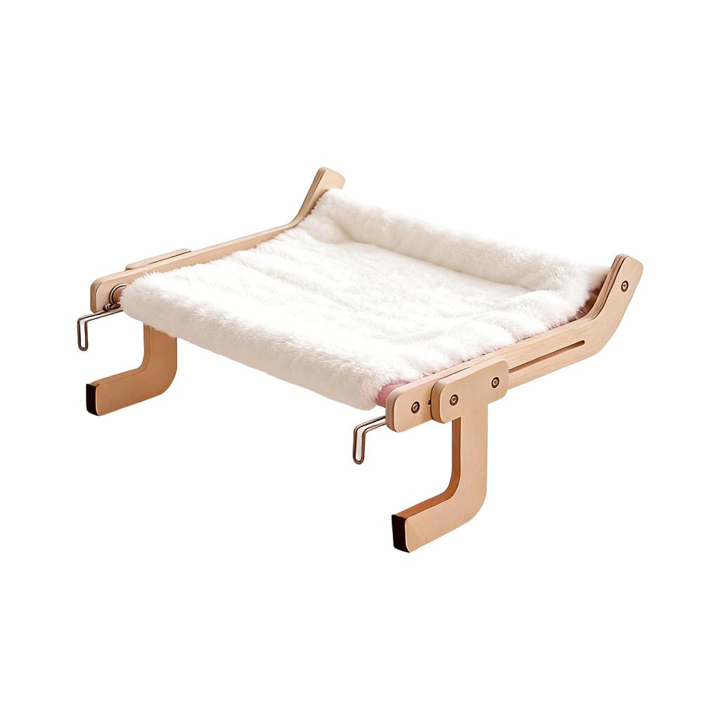 Wooden Cats Hanging Bed, Removable Washable Cats For Sofa, Bedside & Window, All- Pet Bed