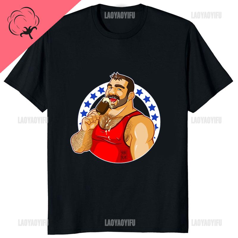 New Arrival Adam Likes Funny Cotton T-Shirt Bobobear Printed Gay T Shirt Humor BEAR Graphic Fashion Comfort Breathe Man Tshirt