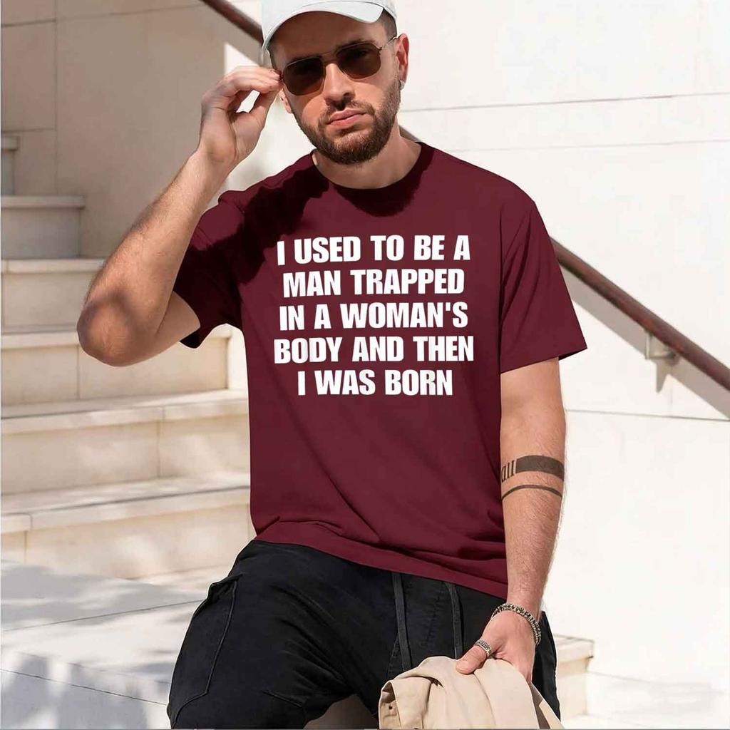 I Used To Be Unisex Trapped In A Unisexs Body And Then Tshirt Summer Shortsved Breathable Sweatwking Versatile Fashion 2026 New