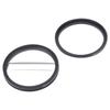 58MM Double Half Moon Special Blur Effects Filter Double Glass Camera Center Split Diopter Lens
