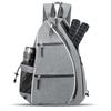 Multi-Sport Backpack Pickleball Tennis Badminton Outdoor Activities Gray Oxford Fabric Durable 36-55L Capacity