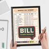 Family Money Organizer and Monthly Finance Tracker Bill Checklist Efficient Payment Management and Savings Planning
